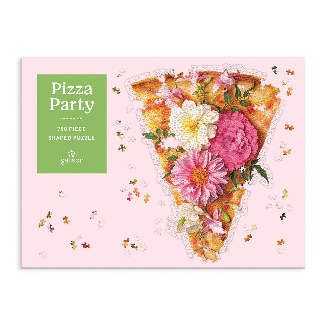 Pizza Party 750 Piece Shaped Puzzle 750 Piece Puzzles Paul Fuentes Studio Collection 