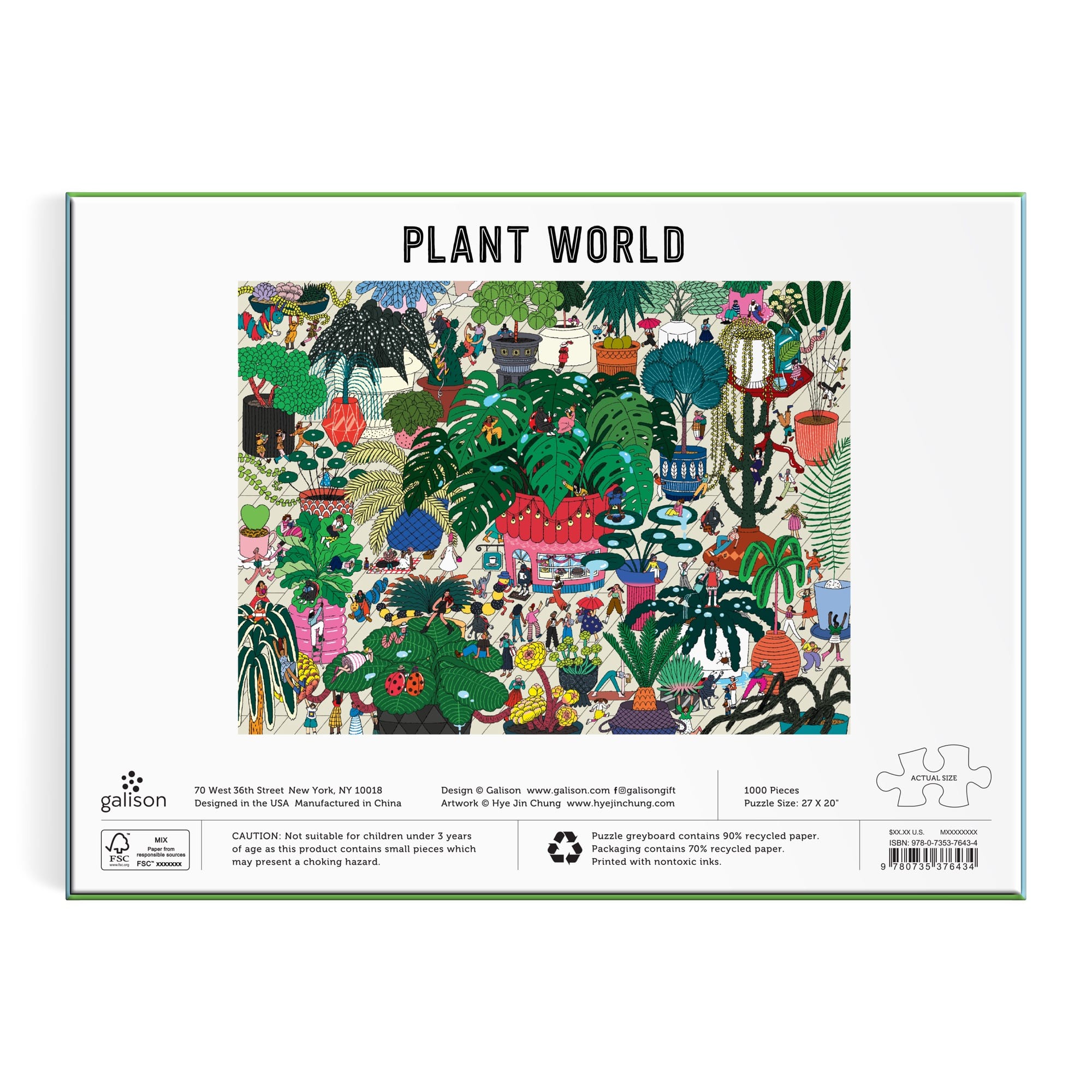 Plant World 1000 Piece Puzzle – Galison