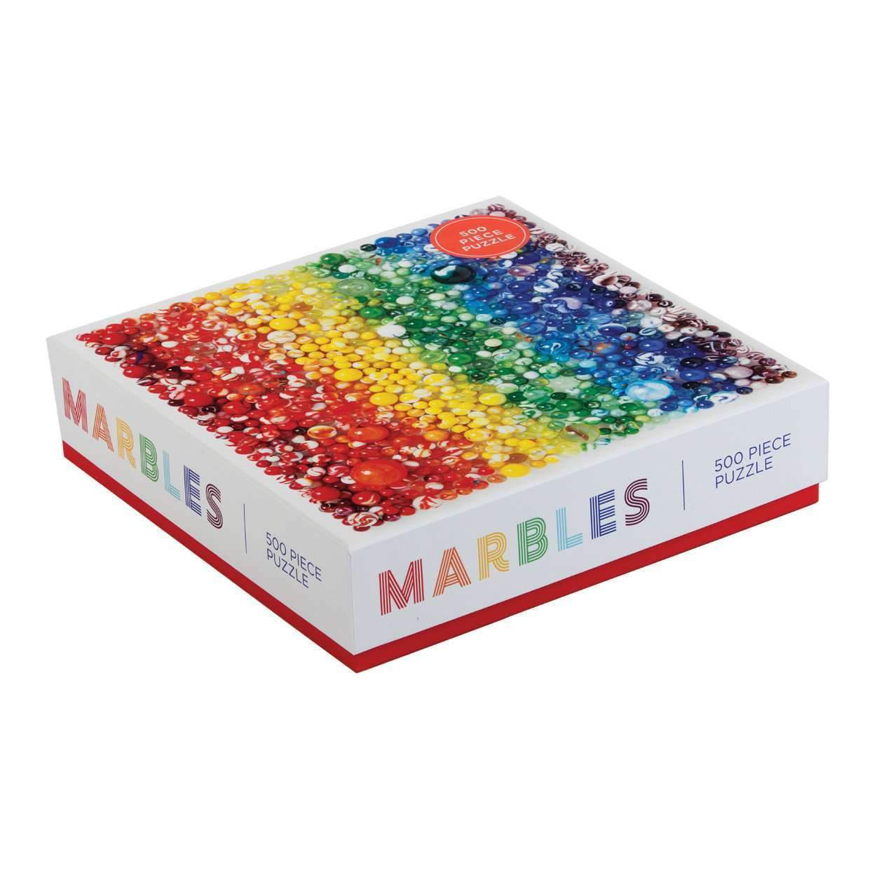 Rainbow Marbles 500 Piece Puzzle | Galison