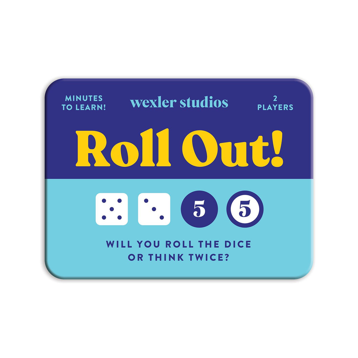  Galison Roll Out! Game – Fun, Easy to Play Dice Game