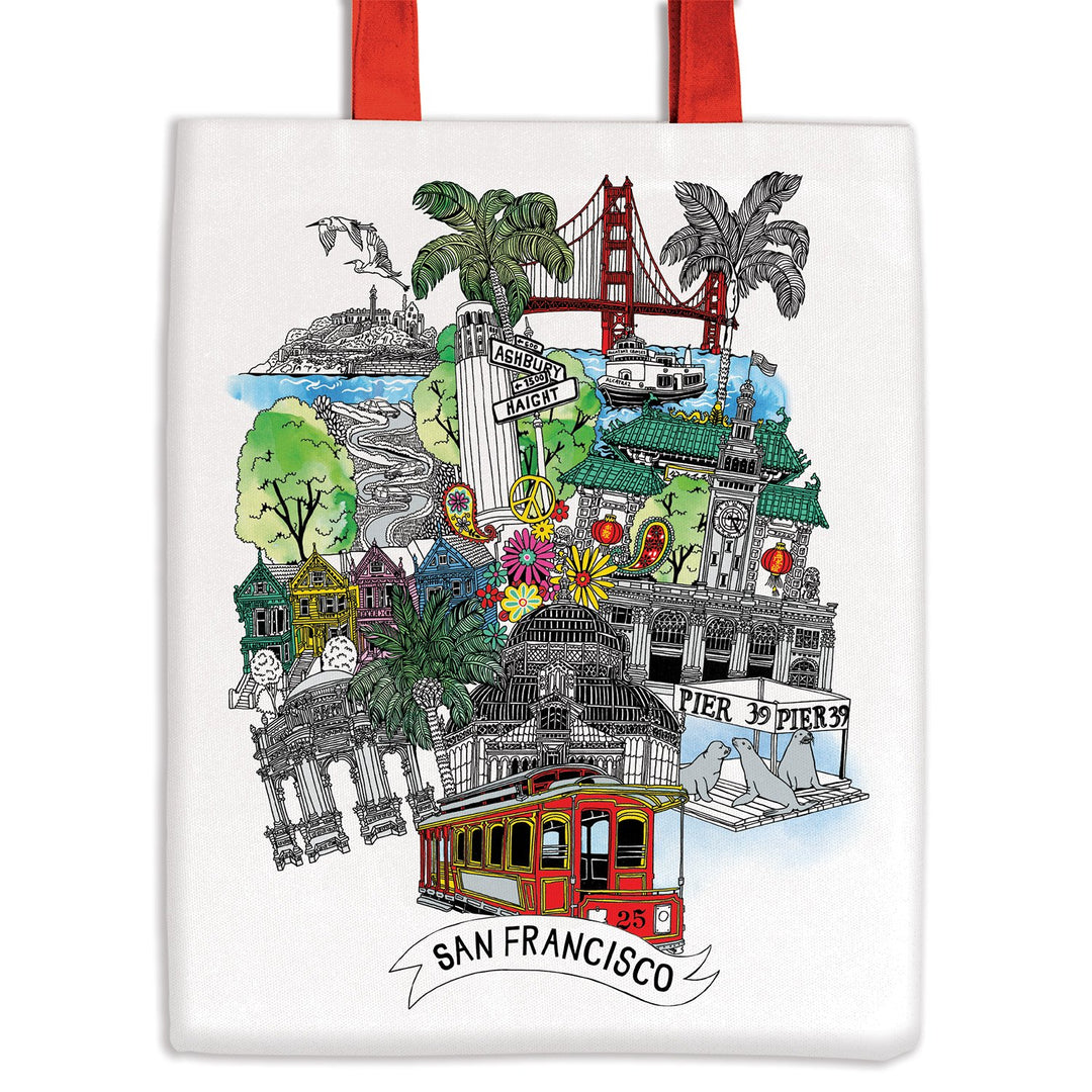 San Francisco Tote Bag Tote Bags Cities Collection 