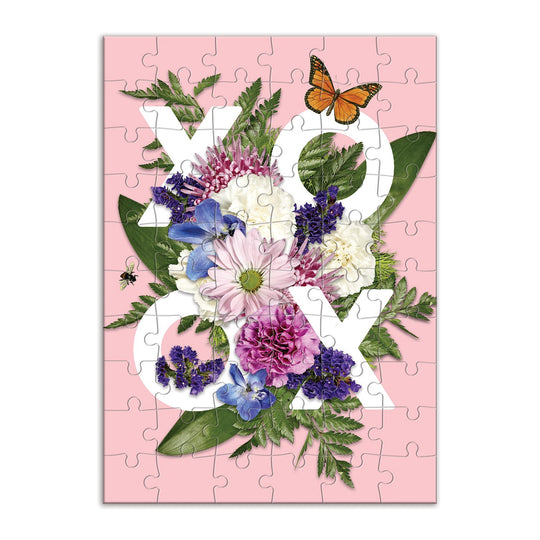 Say It With Flowers XOXO Greeting Card Puzzle Greeting Card Puzzles Say it with Flowers Collection 