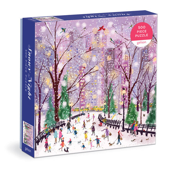 Snowy Night 500 Piece Puzzle Puzzles Joy Laforme 