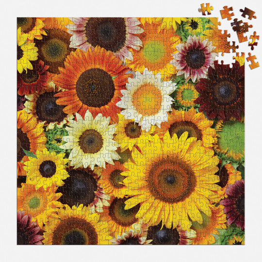 Sunflower Blooms 500 Piece Puzzle Puzzles Julie Seabrook Ream 