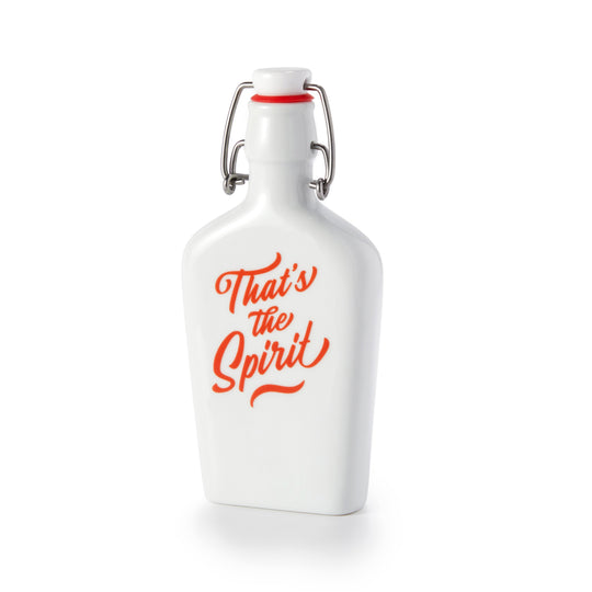 That's The Spirit Porcelain Flask Galison 