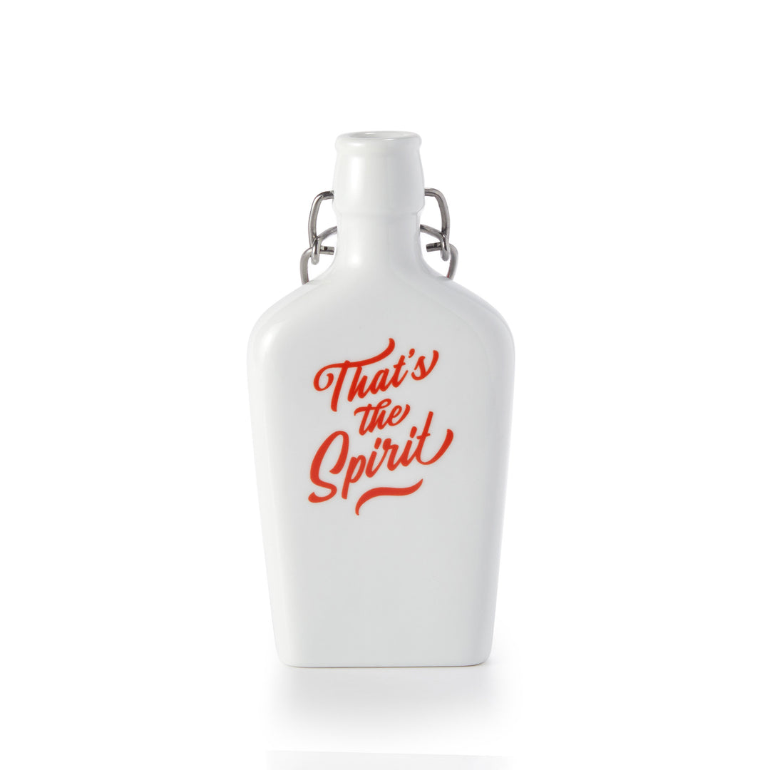 That's The Spirit Porcelain Flask Galison 