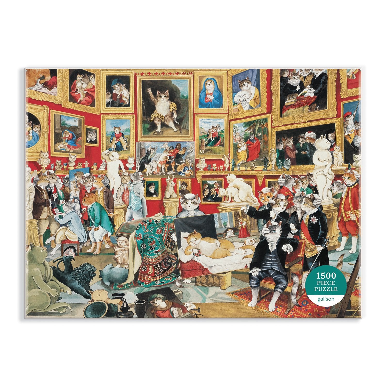 Tribuna of the Uffizi Meowsterpiece of Western Art 1500 Piece Jigsaw Puzzle