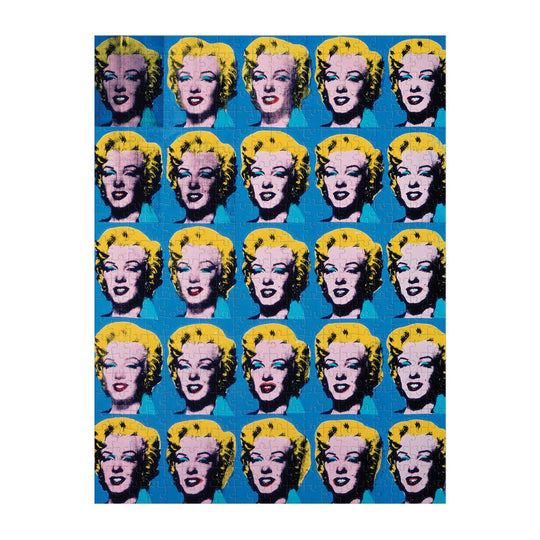 Warhol Marilyn 500 Piece Double Sided Puzzle Double Sided 500 Piece Puzzle Andy Warhol Collection 