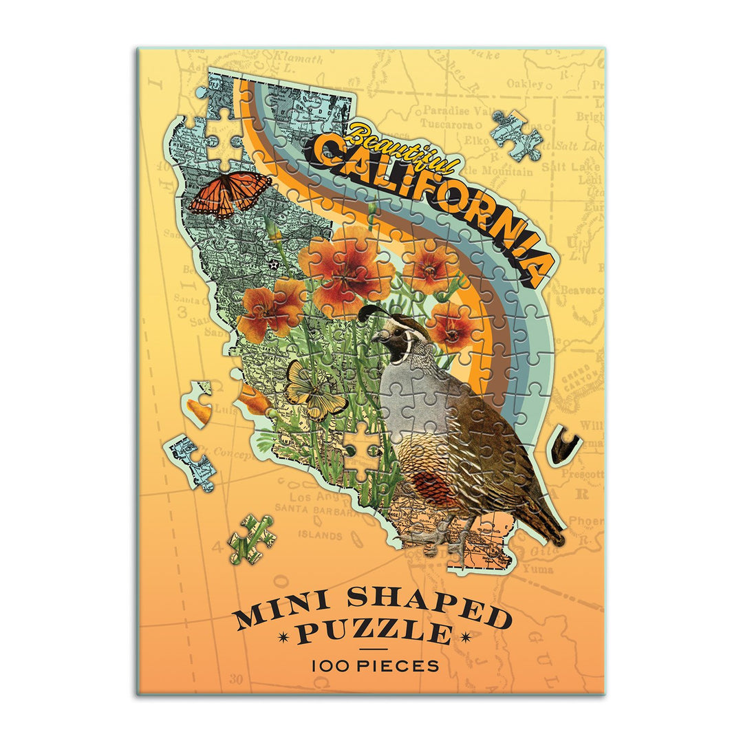 Wendy Gold California Mini Shaped Puzzle Mini-Shaped Puzzles Wendy Gold Collection 