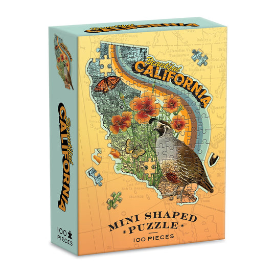 Wendy Gold California Mini Shaped Puzzle Mini-Shaped Puzzles Wendy Gold Collection 